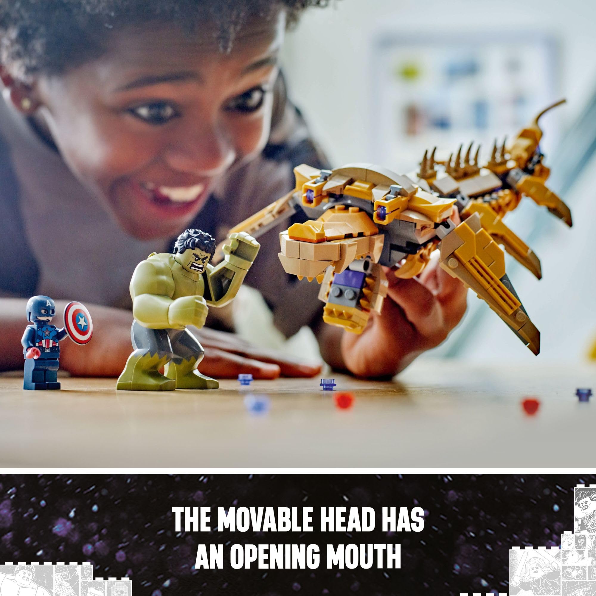 Amazon.com: LEGO Marvel The Avengers vs. The Leviathan Superhero